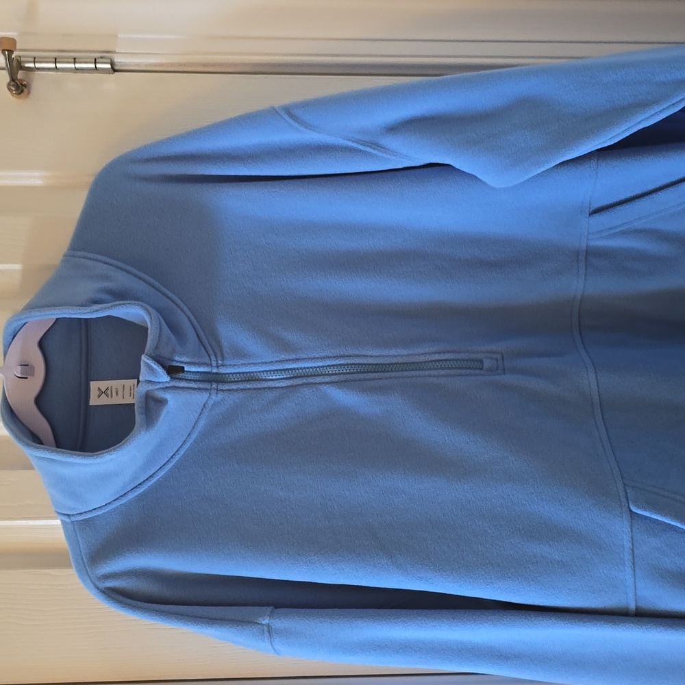 XERSION BRAND MEN'S BIG AND TALL BLUE PULLOVER QUARTER ZIP FLEECE SIZE 3XLT